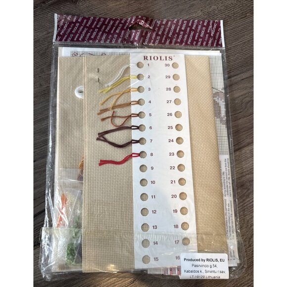 Riolis Cross Stitch Kit Dolce Vita Deserts Cakes Bakery Coffee 1257 New $49 - Picture 2 of 7